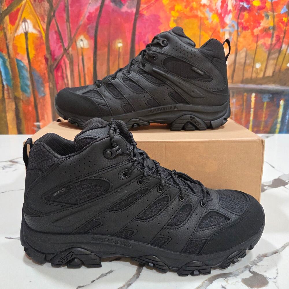 Merrell Moab 3 Mid Tactical WP Black Men's Size 14 Waterproof J003911
